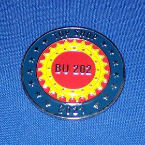 Republic Services 2021 Top Shop BU202 Maintenance Excellence Award Token Coin